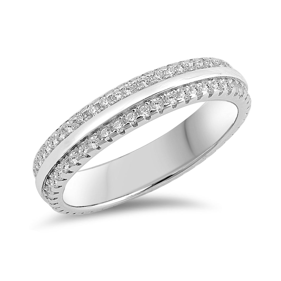 Silver Ring W/ CZ