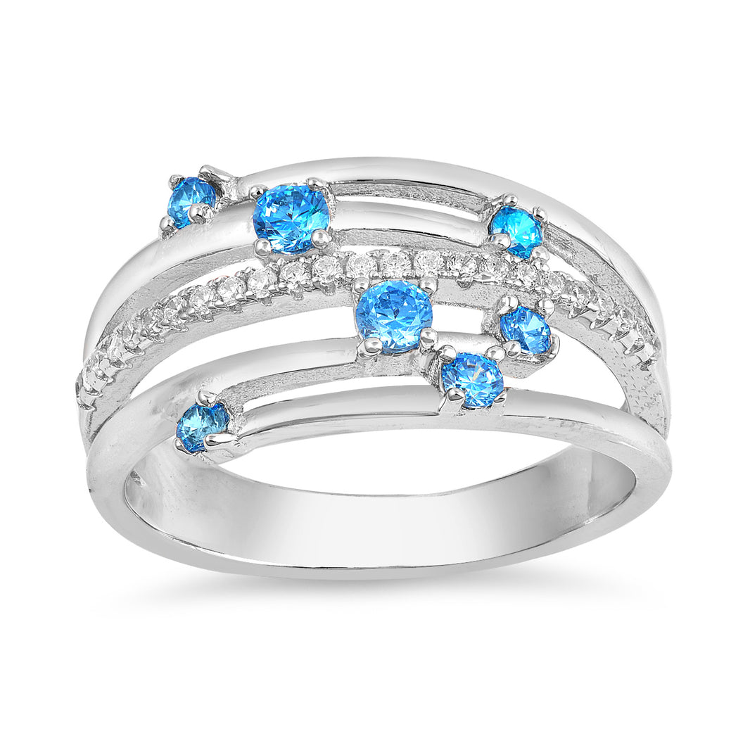 Silver Ring W/ CZ