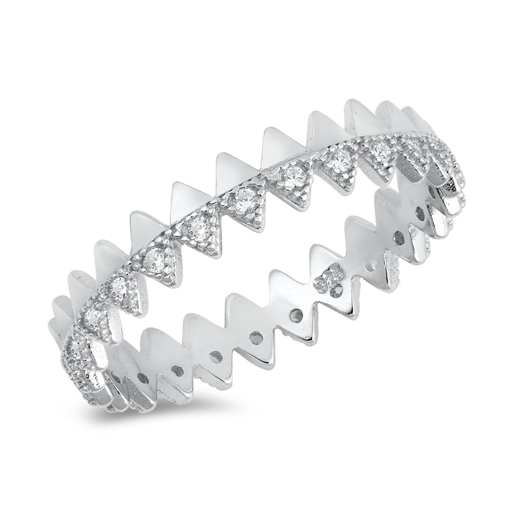 Silver CZ Ring
