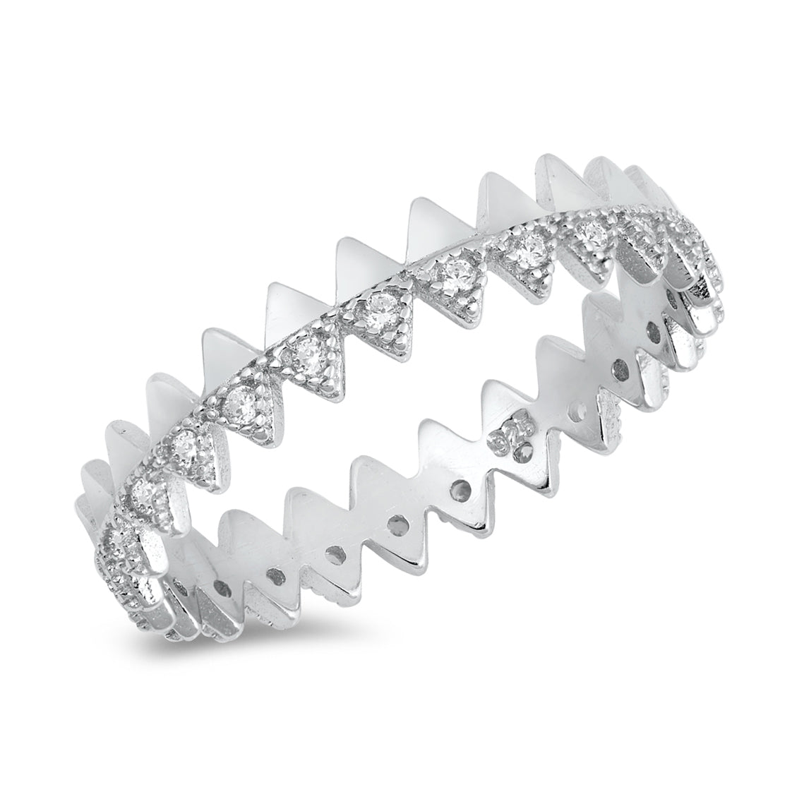 Silver CZ Ring