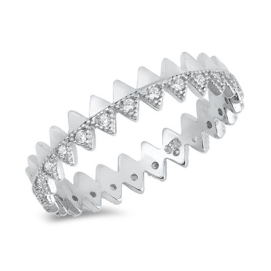 Silver CZ Ring