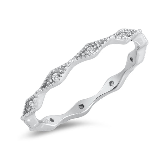 Silver CZ Ring