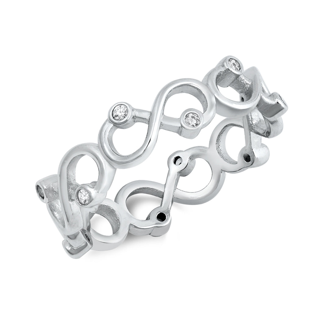 Silver CZ Ring