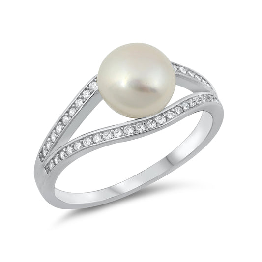 Silver CZ Ring