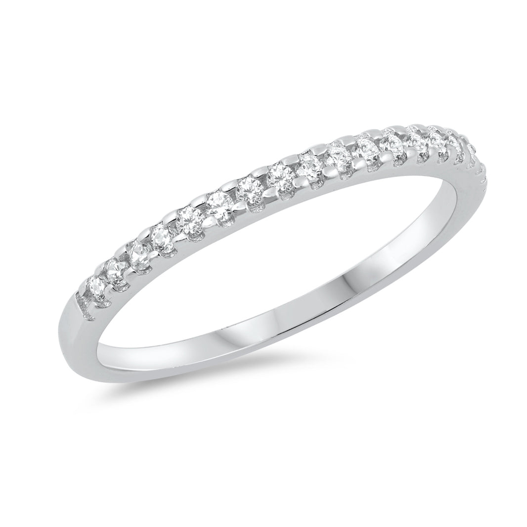 Silver CZ Ring