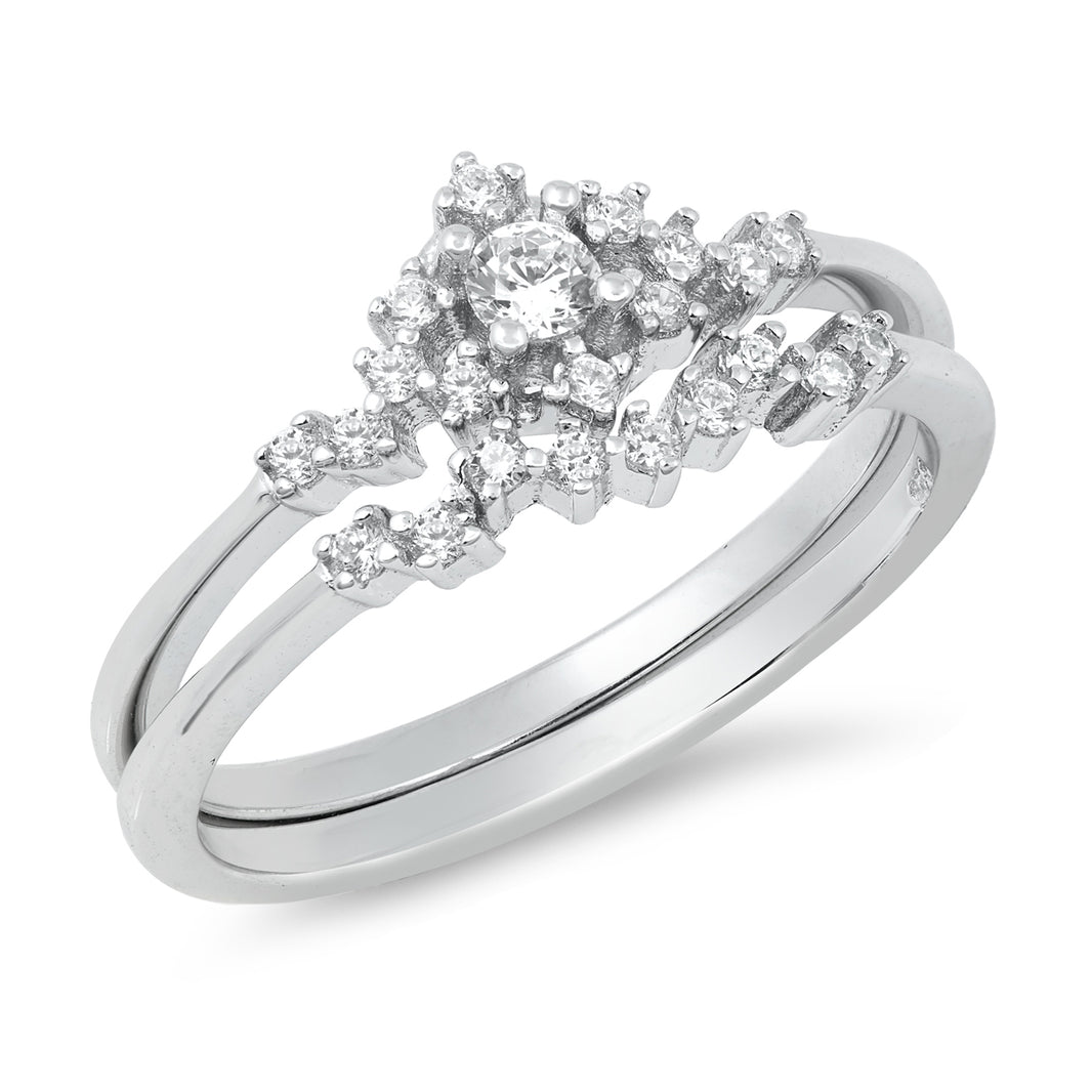 Silver CZ Ring