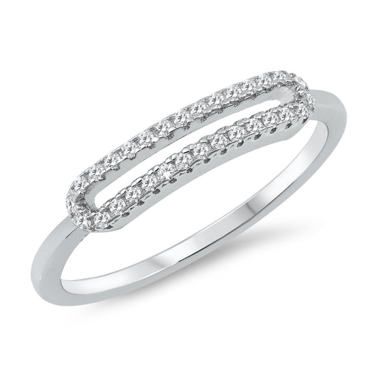 Silver CZ Ring