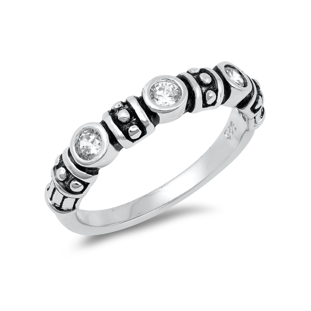 Silver CZ Ring