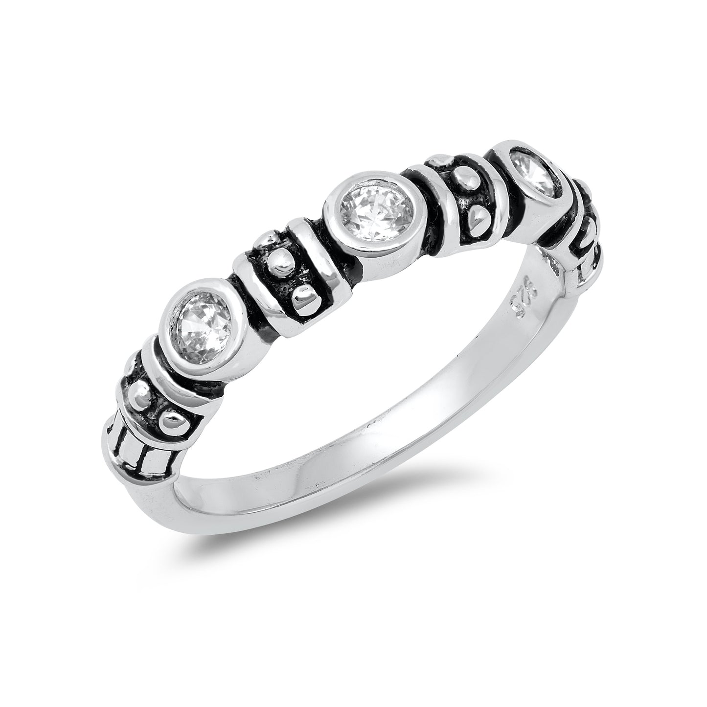 Silver CZ Ring