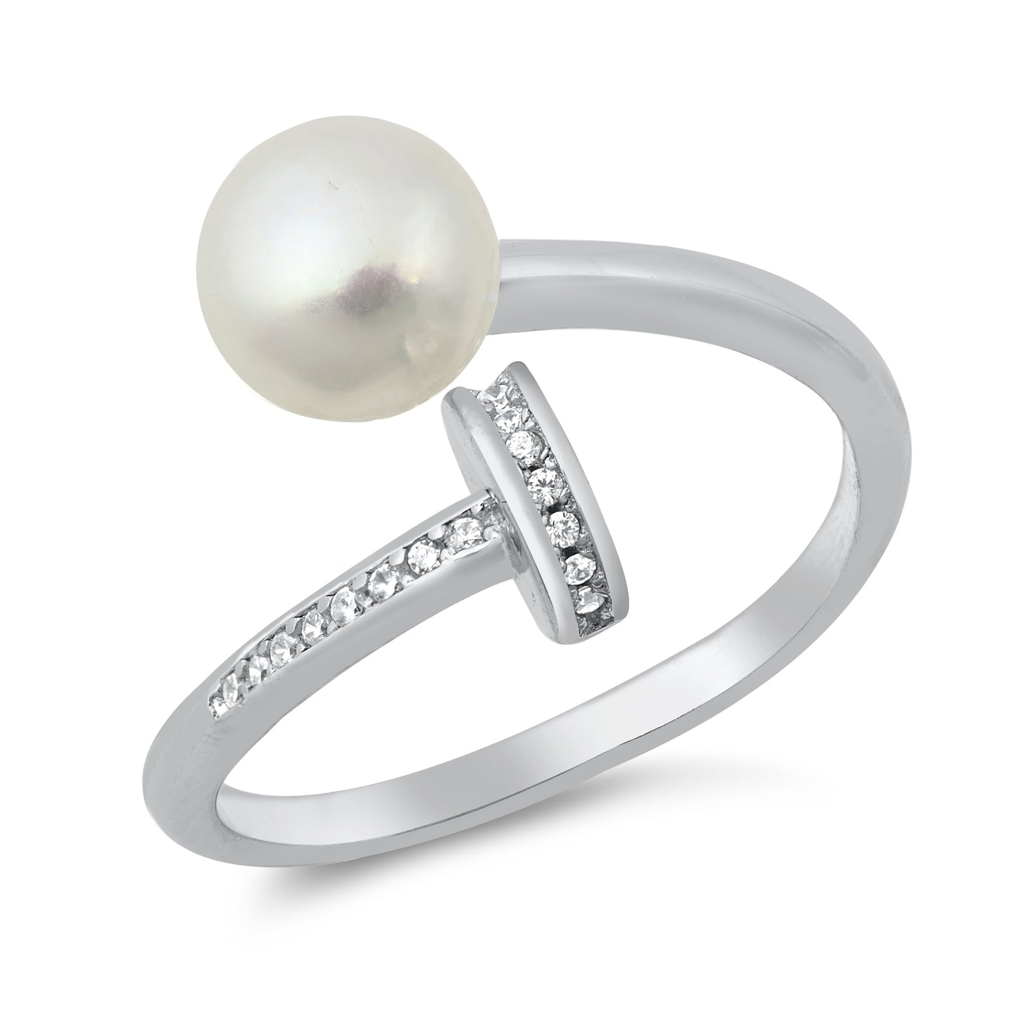 Silver CZ Ring
