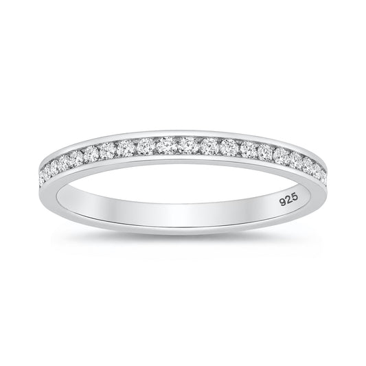Silver Eternity Ring - 2mm