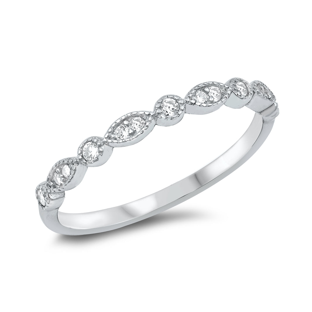 Silver CZ Ring