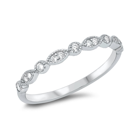 Silver CZ Ring