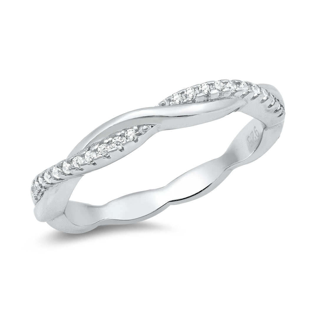 Silver CZ Ring