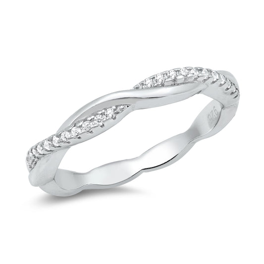 Silver CZ Ring