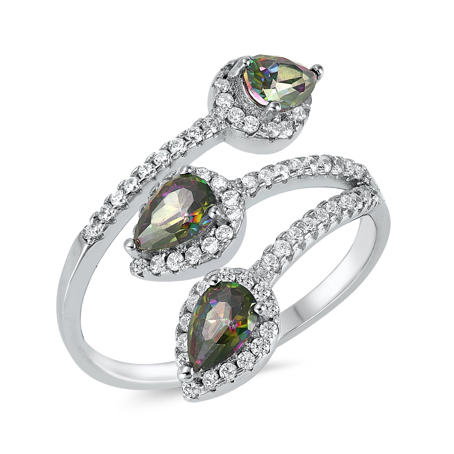 Silver CZ Ring