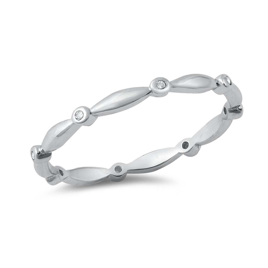 Silver CZ Ring