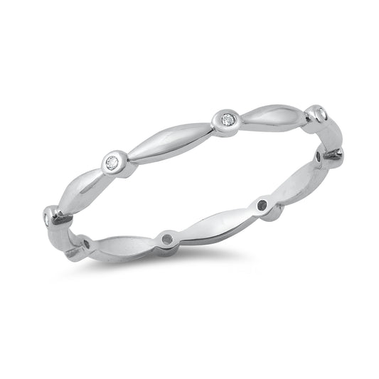 Silver CZ Ring