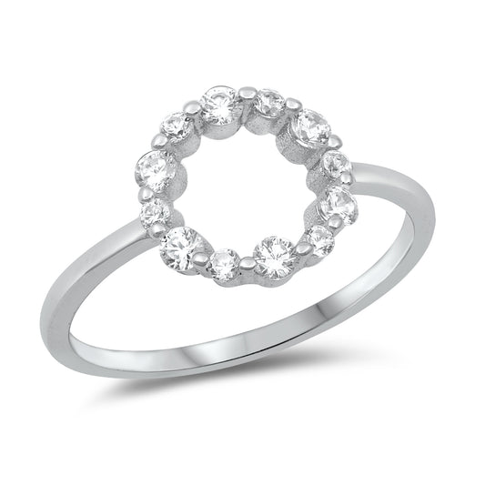 Silver CZ Ring