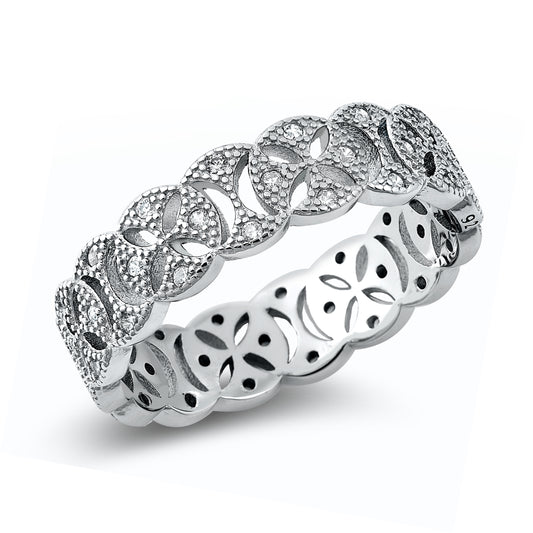 Silver CZ Ring
