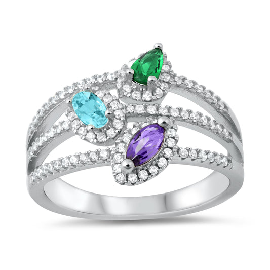 Silver CZ Ring