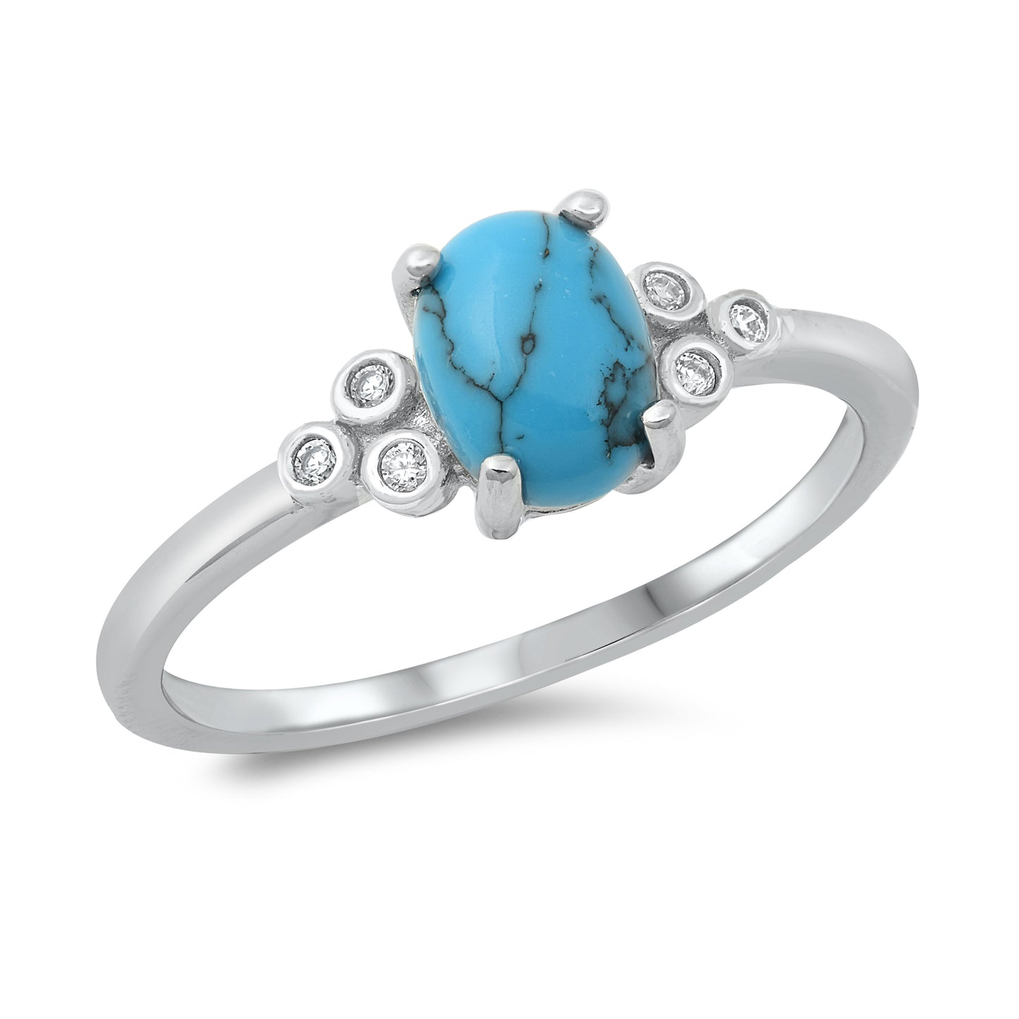 Silver CZ Ring