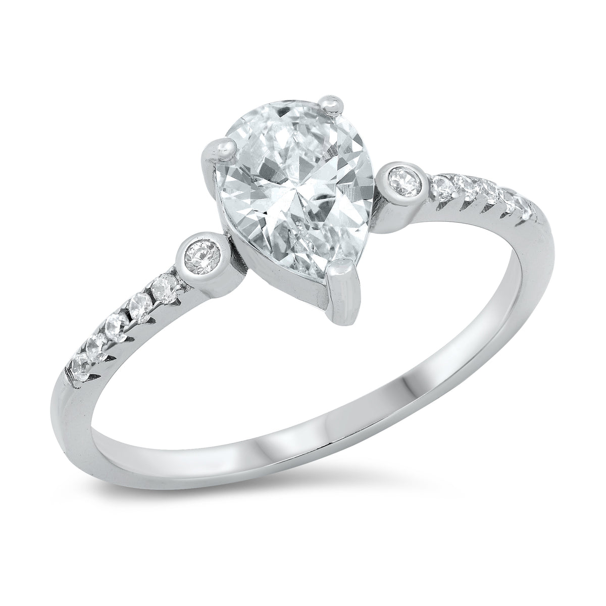 Silver CZ Ring
