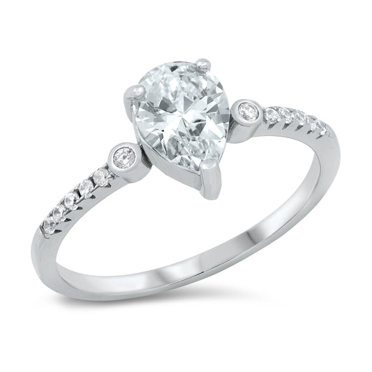 Silver CZ Ring