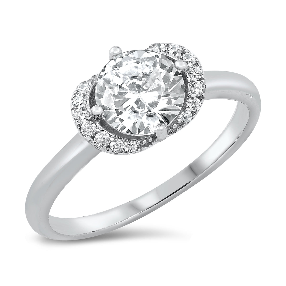 Silver CZ Ring