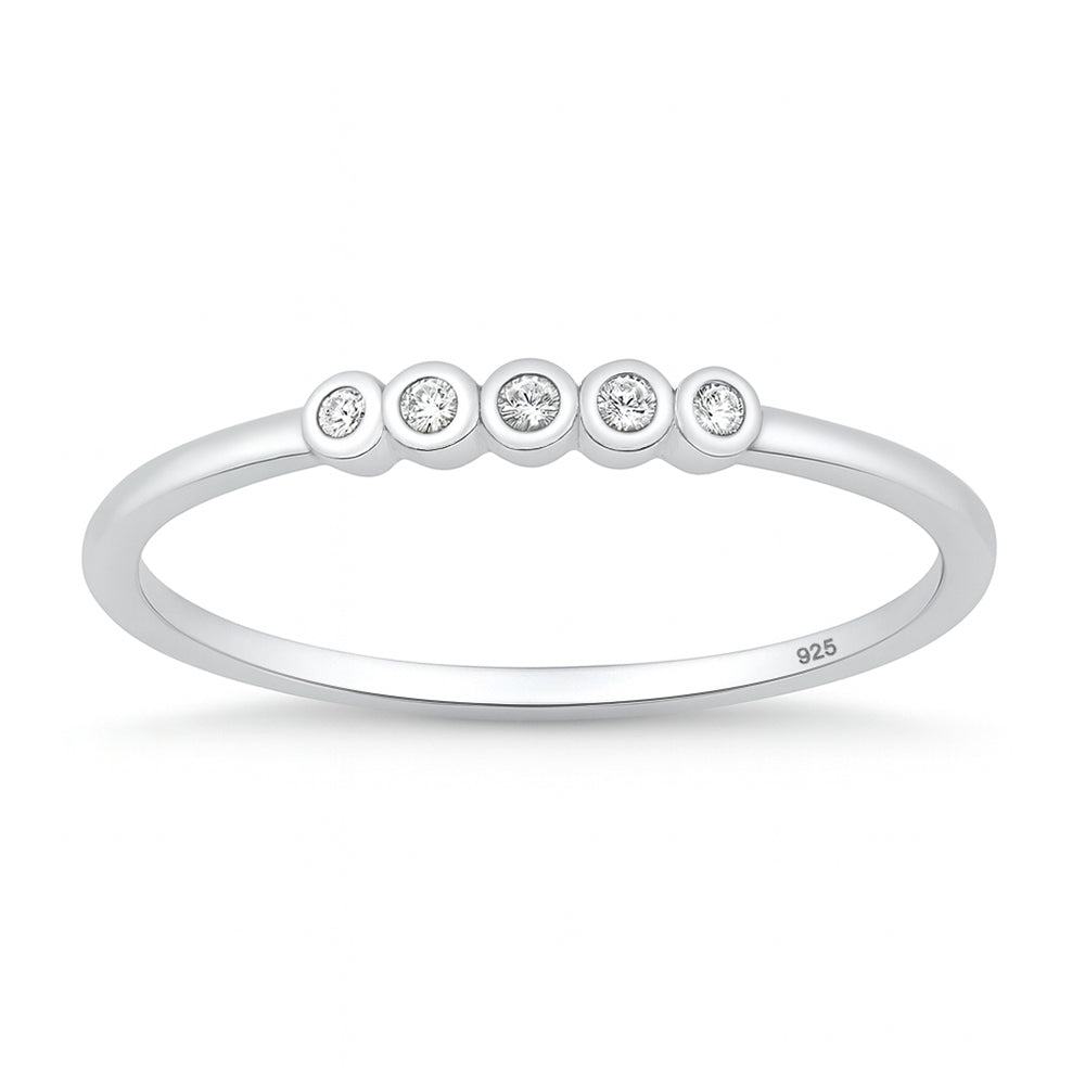 Silver CZ Ring