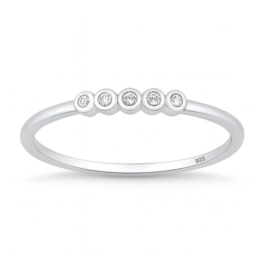 Silver CZ Ring