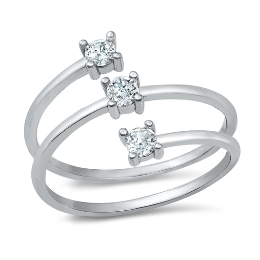 Silver CZ Ring