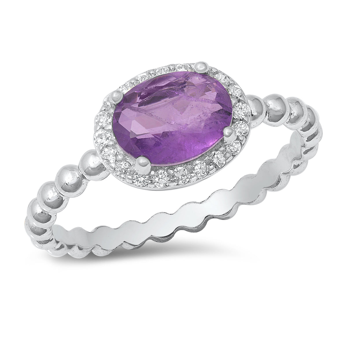 Silver CZ Ring