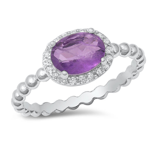 Silver CZ Ring