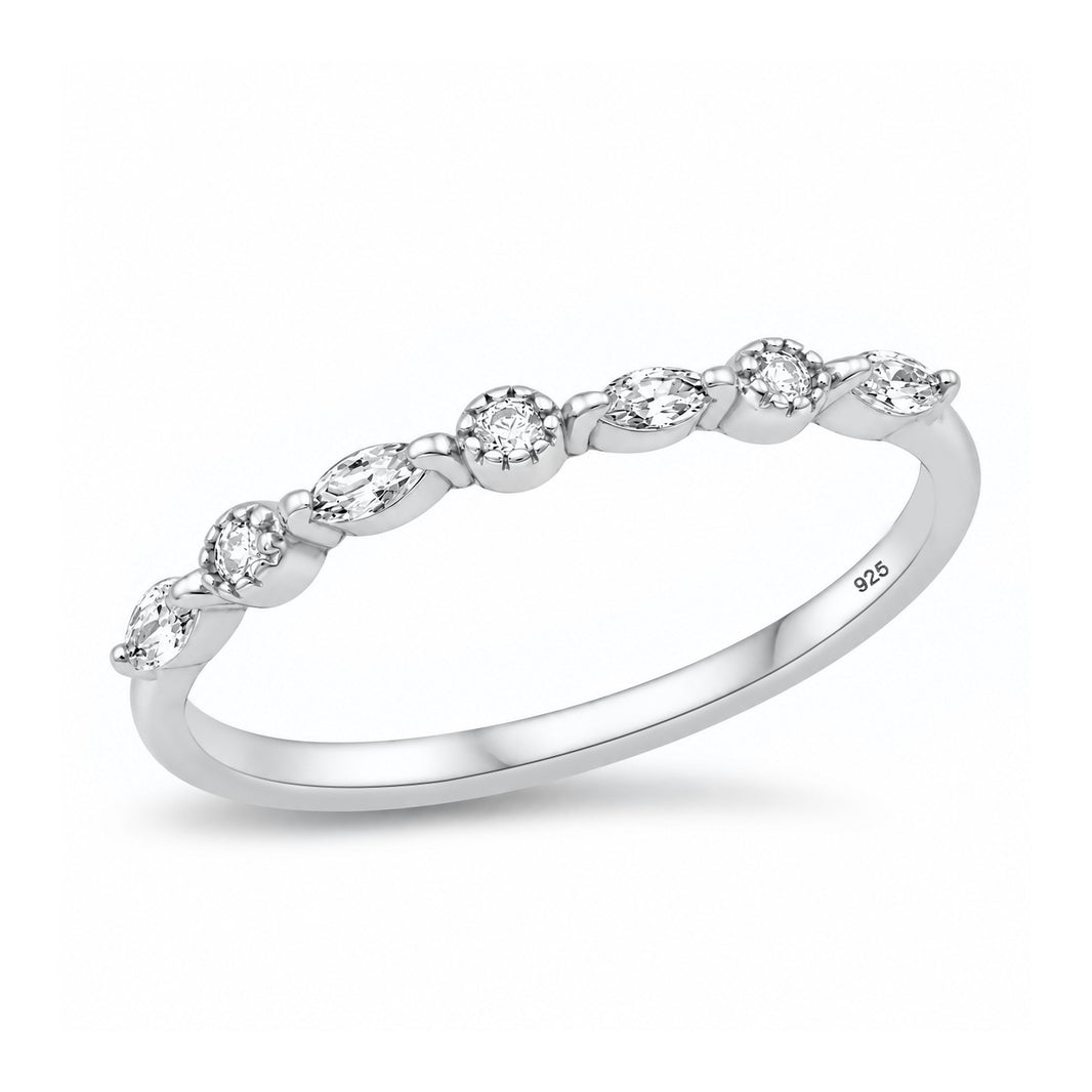 Silver CZ Ring