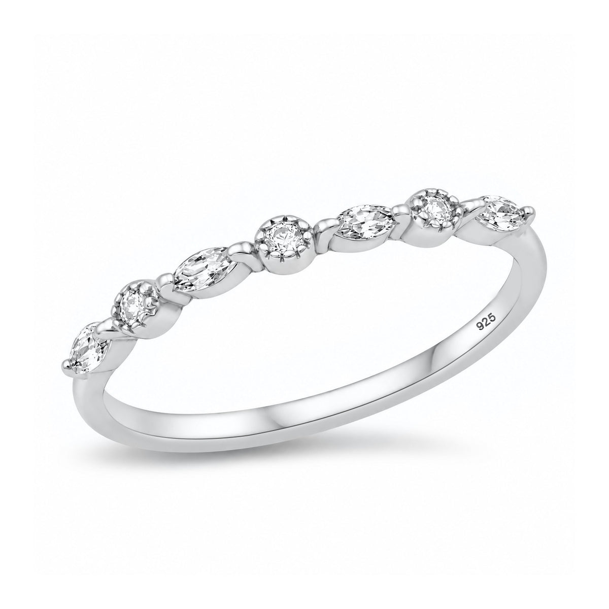 Silver CZ Ring