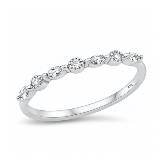 Silver CZ Ring