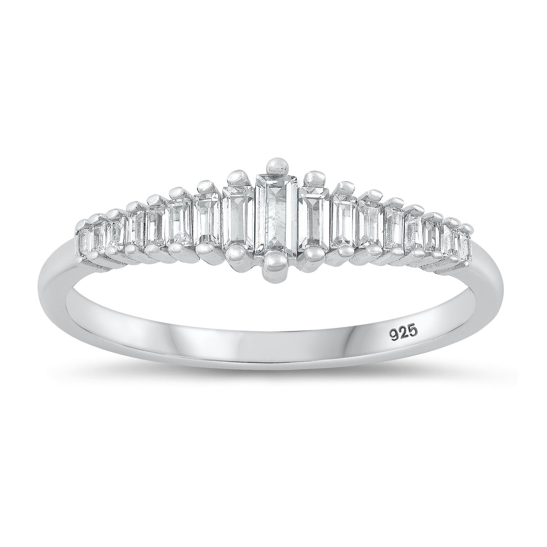 Silver CZ Ring