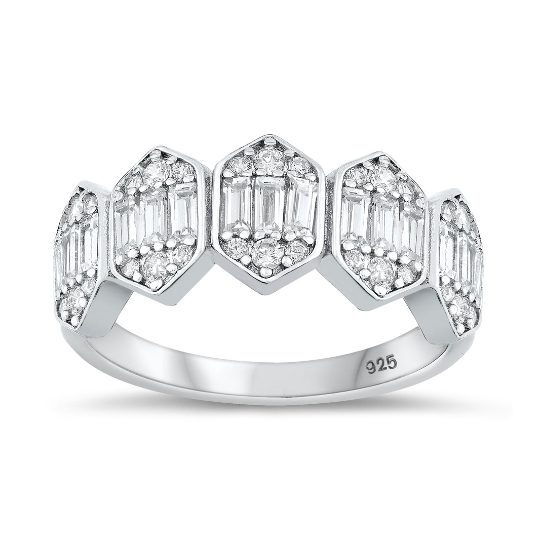 Silver CZ Ring