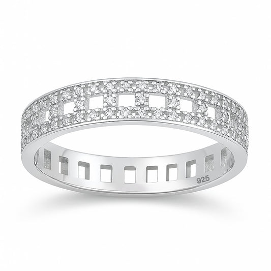 Silver CZ Ring