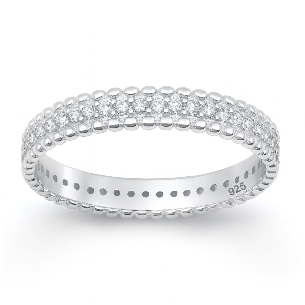 Silver CZ Ring