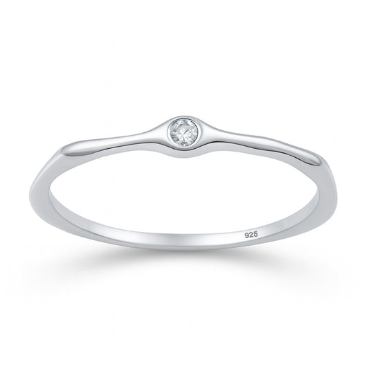 Silver CZ Ring