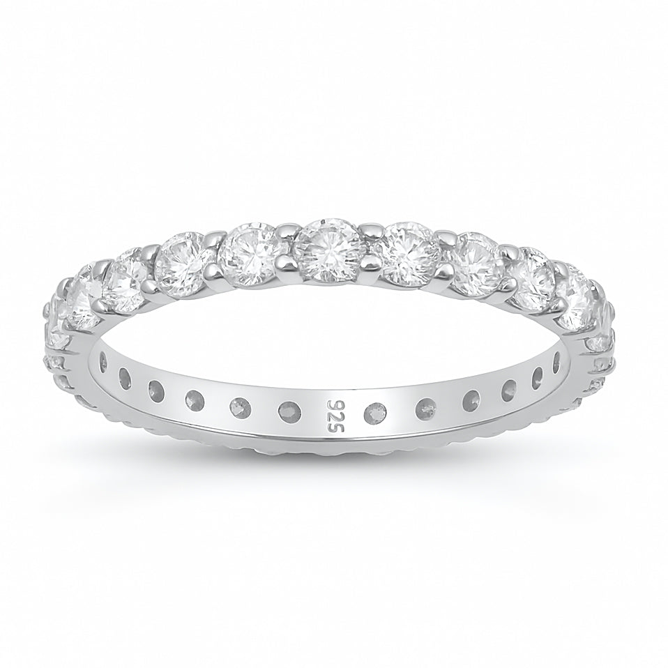 Silver CZ Ring