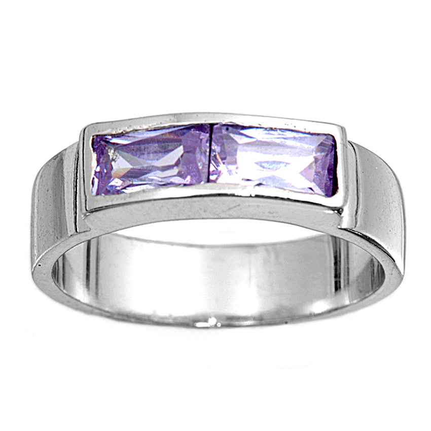 Silver CZ Baby Ring
