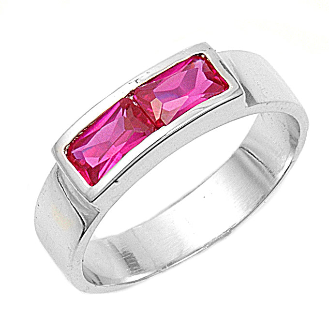 Silver CZ Baby Ring