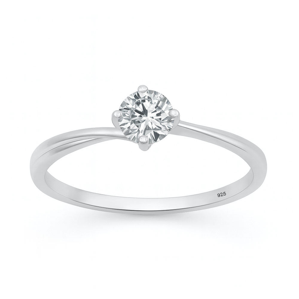 Lab Diamond Solitaire Ring - 4 mm (0.26 carat)