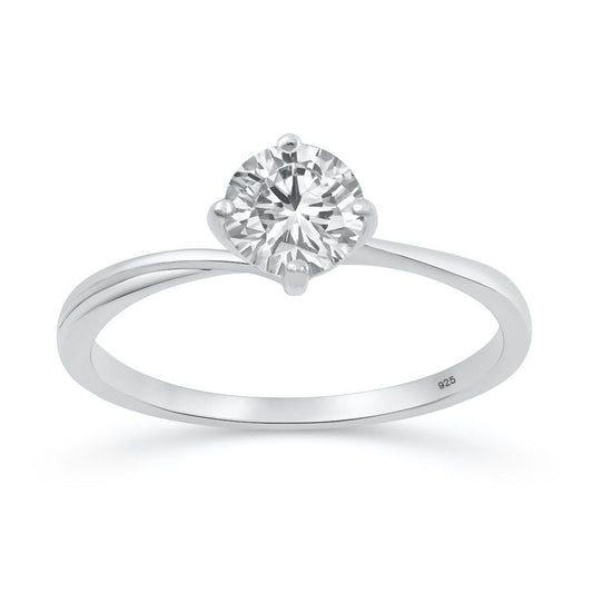 Lab Diamond Solitaire Ring - 6.5 mm (1.04 carat)