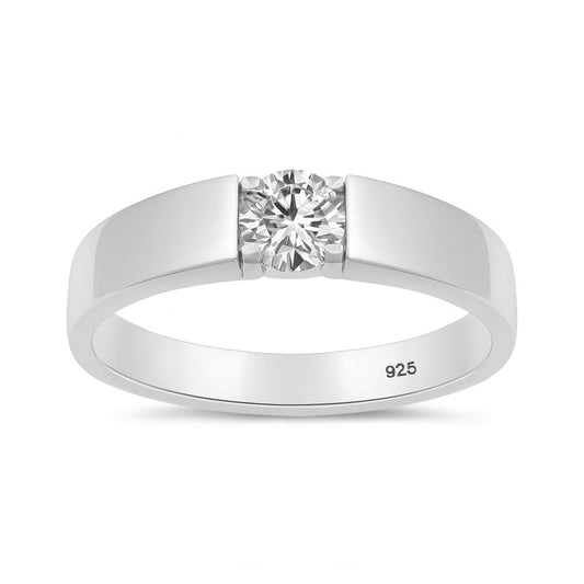 Lab Diamond Tension Set Ring - 5 mm (0.5 carat)