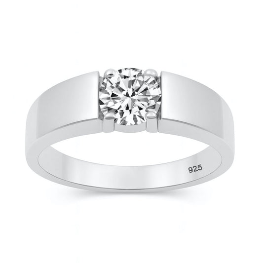 Lab Diamond Tension Set Ring - 6 mm (0.81 carat)