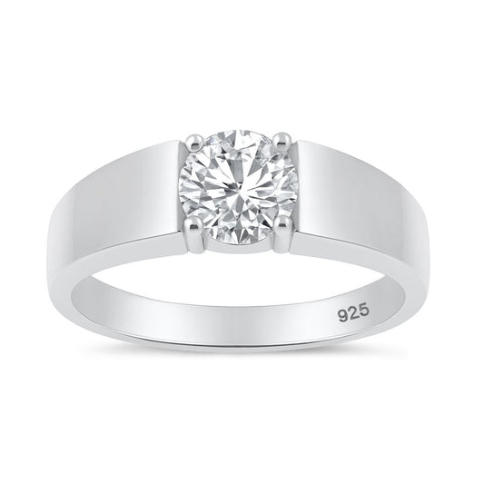 Lab Diamond Tension Set Ring - 6.5 mm (1.04 carat)